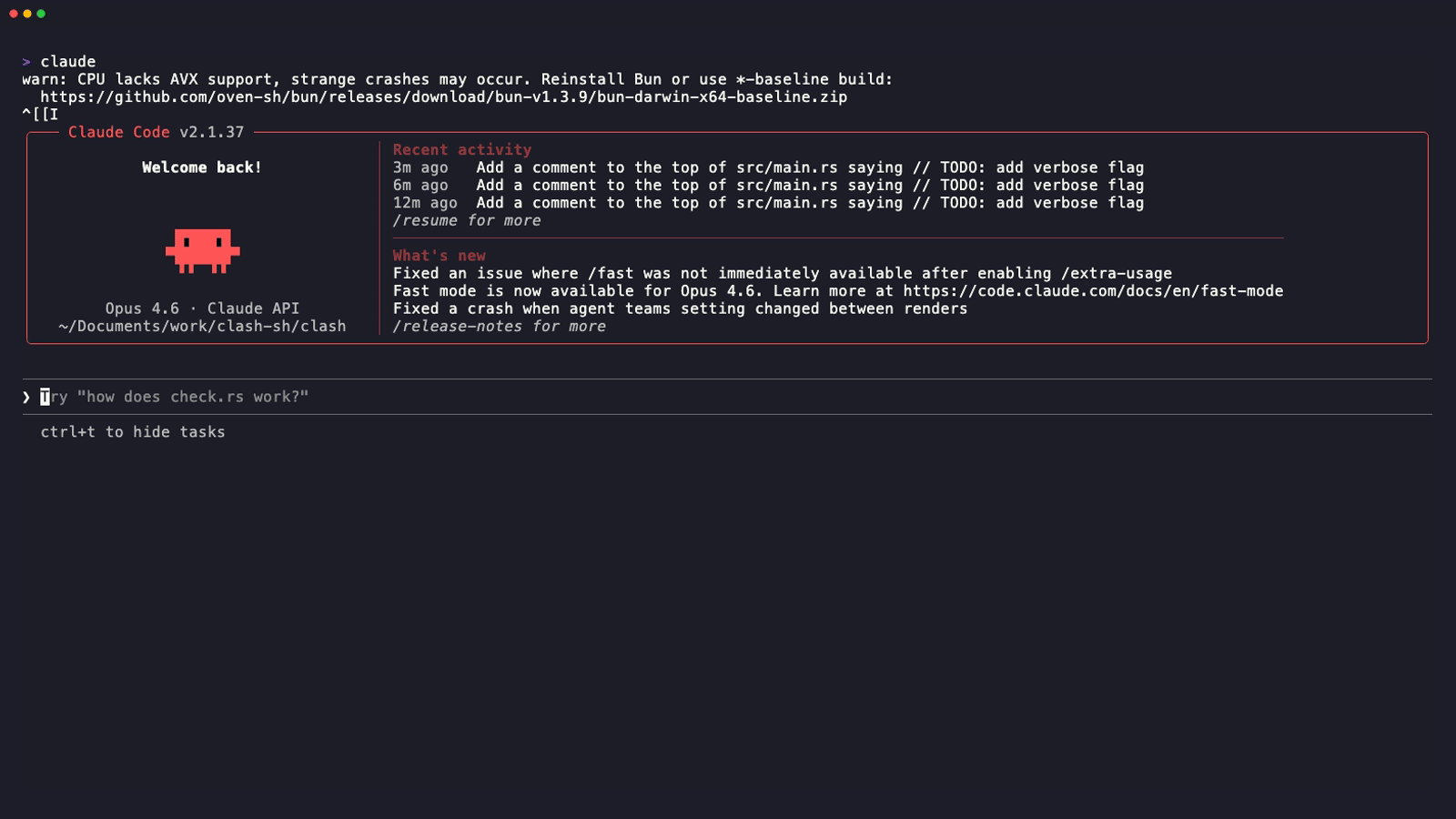 Clash hook fires before Claude Code writes a conflicting file